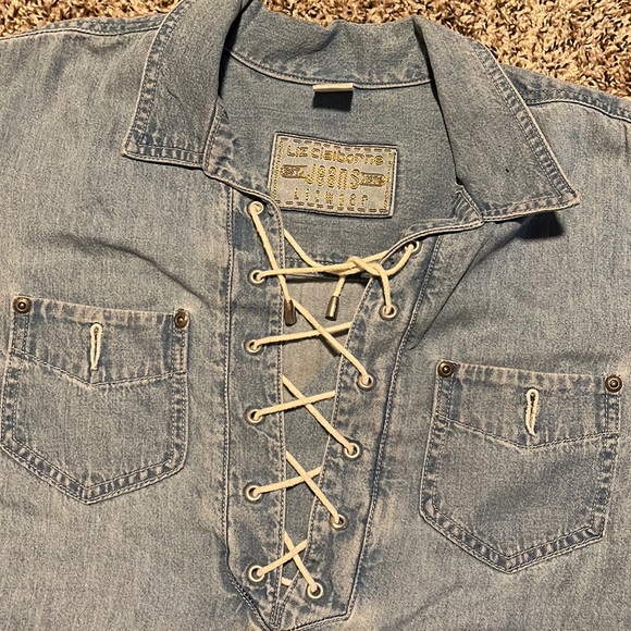 Liz Claiborne Jean dress - Picture 2 of 2